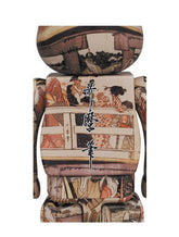 BE@RBRICK x 北川歌麻吕 100%+400% 套装 熊砖 日本艺术 喜多川歌麿 「両国桥の上下」